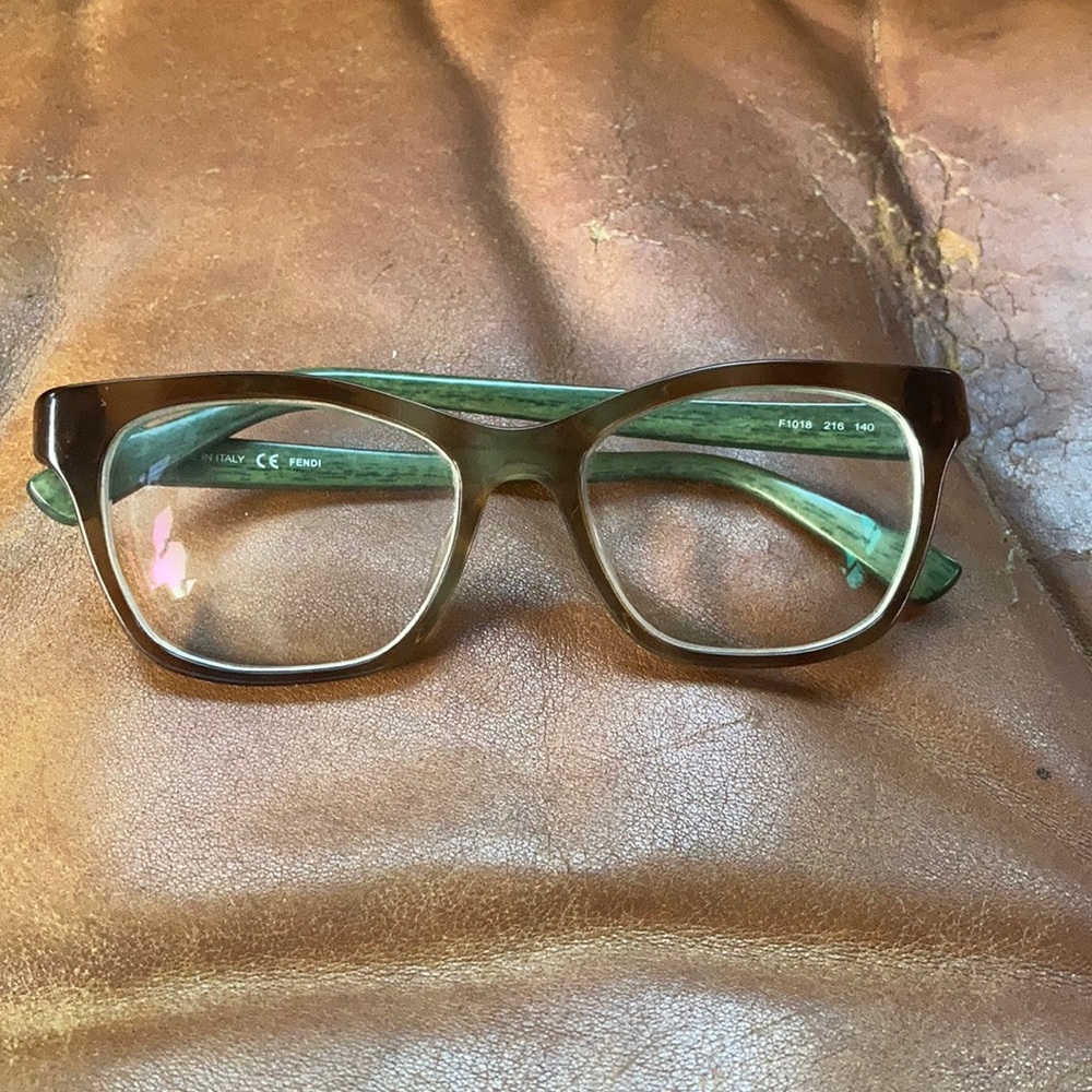 FENDI F1018 green glasses